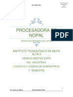 Procesadora de Nopal