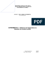 Exp 6 - Influência Da Temperatura Na Hidrólise Do Acetato