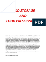 Cold Storage & Food Preservation