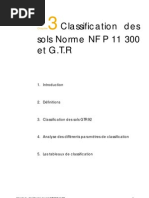 Classification Des Sols GTR