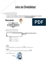 Criterios de Divisibilidad