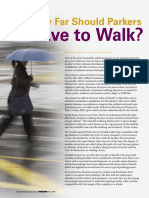 How Far Should Parkers Walk