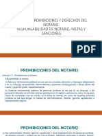 Deberes y Prohibiciones Del Notario