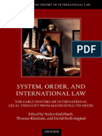 (the History and Theory of International Law) Stefan Kadelbach, Thomas Kleinlein, David Roth-Isigkeit-System, Order, And International Law_ the Early History of International Legal Thought From Machia