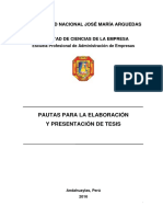 Pautas Elab y Present de Tesis EPAE 2017 PDF