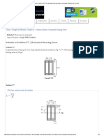 Solution To Problem 577 - Horizontal Shearing Stress - Strength of Materials Review