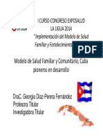 Modelo de Salud Familiar y Comunitaria - Cuba