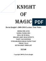 Devin Knight - Lecture Notes PDF