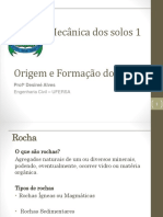 Aula 2 Origem e Formação Dos Solos - 1