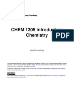 CHEM 1305 Introductory Chemistry - 1-11-17