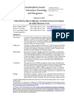 The Penta Helix Model of Innovation in Oman: An Hei Perspective