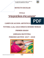 Proyecto Educativo Pintura 1er Grado