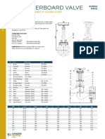 Overboard Valve: Straight, Flanged Ends