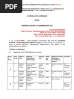 SSC CGL Notification 2018