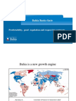 Bahia Basics Facts: Predictability, Good Regulation and Respect For Contracts