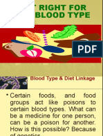 Eat Right For Your Blood Type