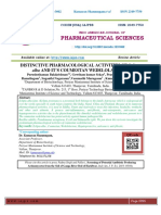 DISTINCTIVE PHARMACOLOGICAL ACTIVITIES OF Eclipta Alba AND IT'S COUMESTAN WEDELOLACTONE