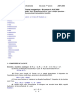 2008 Examen Chimie Mai Solve