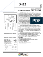 Hall-Effect, Direction-Detection Sensors: Features