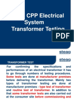 Transformer Testing