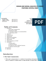 Design and Modal Analysis of Hybrid Photonic Crystal Fiber