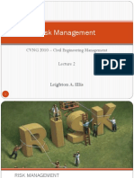 Lecture 2 - Risk Management