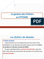 Les Fichiers Python