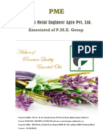 PME Essential Oil Brochure