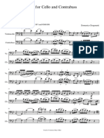 Dragonetti Duo For Cello and Contrabass-Score and Parts