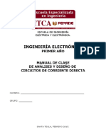 Manual de Análisis y Diseño de Circuitos de Corriente Directa 2013 Teoría