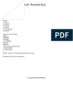 V3 Extruder Sub-Assembly: Parts Required For Assembly