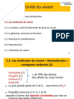 Chapitre 2. Molécules Du Vivant