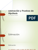 Estimación y Pruebas de Hipótesis