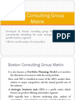 Boston Consulting Group Matrix