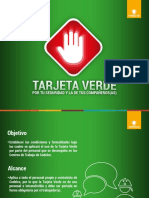 Tarjeta Verde