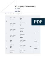 Present Perfect Simple (I Have Worked) : English Grammar Today