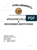 Afliation College As On 2008-09