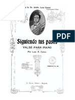 Luis A. Calvo - Siguiendo Tus Pasos (Piano) PDF