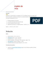 Ejercicio Completo de Primera Ley de La Termodinámica