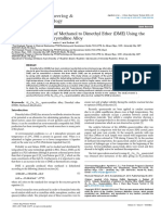 Catalytic Dehydration of Methanol To Dimethyl Ether Dme Using The Alcufe Quasicrystalline Alloy 2157 7048.1000164