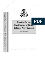 2012-02-01 FWGIDR 10 Checklist For The Qualification of Digital Detector Array Systems