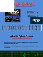 Cyber Crime: Presented by