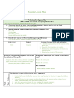 Seasons Lesson Plan: Identify Characteristics of The Seasons in The