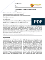 Using Different Techniques in Data Transferring by Optisystem Program