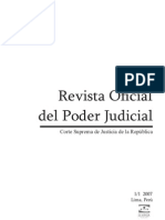 Revista Oficial Del Poder Judicial Del Perú N.° 1