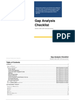 OHSAS 18001-2007 Gap Analysis Checklist