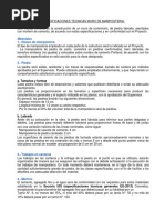 Especificaciones Tecnicas Muro de Mamposteria