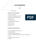 Guia Burkenroad: Contenido para La Primera Presentación