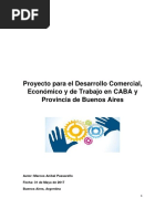 Proyecto para El Desarrollo Comercial, Económico y de Trabajo en CABA y Provincia de Buenos Aires PDF