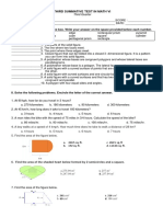 Third Summative Test in Math Vi - q3